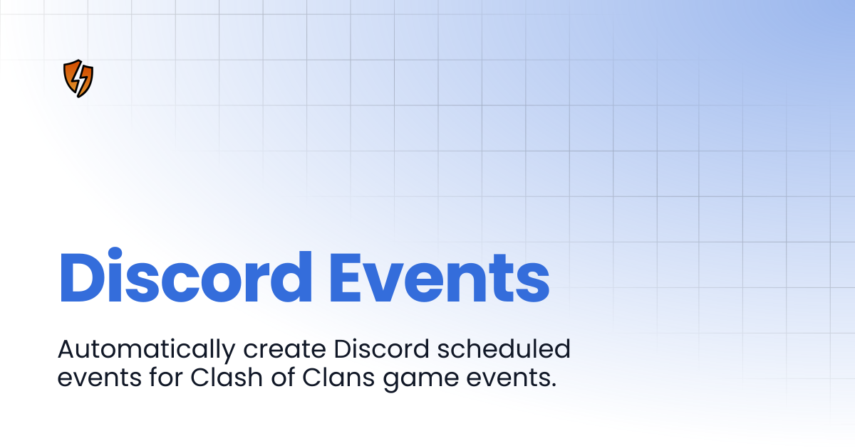 Discord Events | ClashPerk Docs