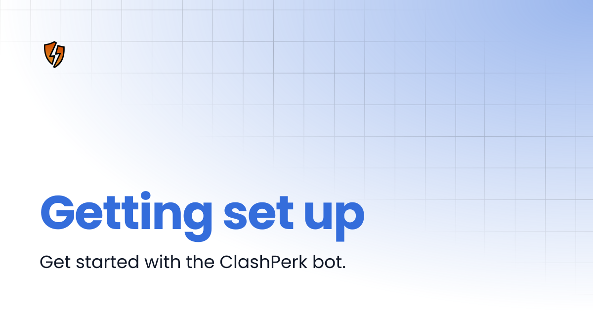 Getting set up | ClashPerk Docs